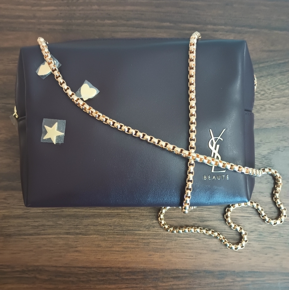 New YSL Beaute Cosmetics Pouch Crossbody Bag